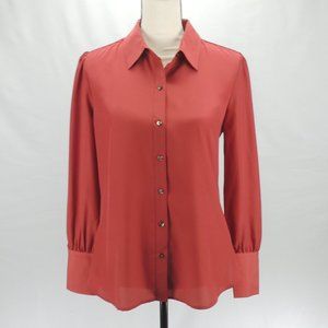 UNTUCKit for Her Brick Red Blouse